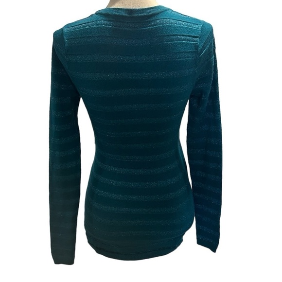 {Guess} Teal V-Neck Sweater - Picture 2 of 4